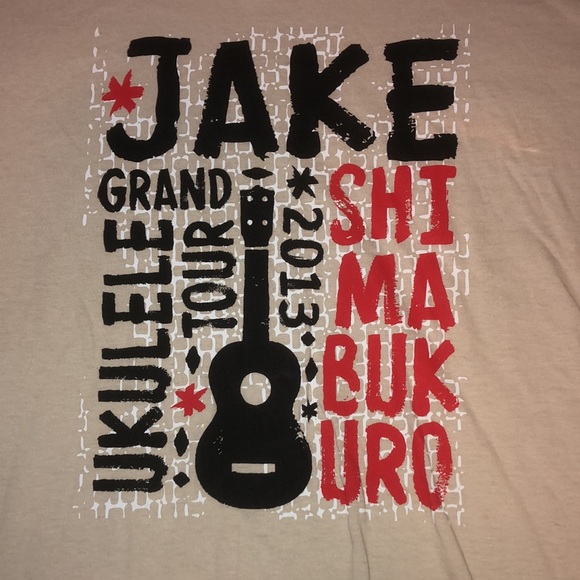 Jake Shimabukuro 2013 Concert Tour Tee Shirt - Picture 2 of 10